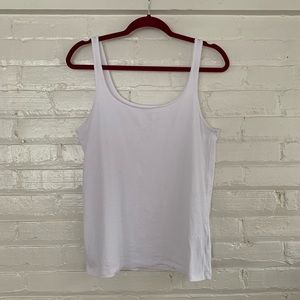 Old Navy Fitted Tank Top - White - Size XL